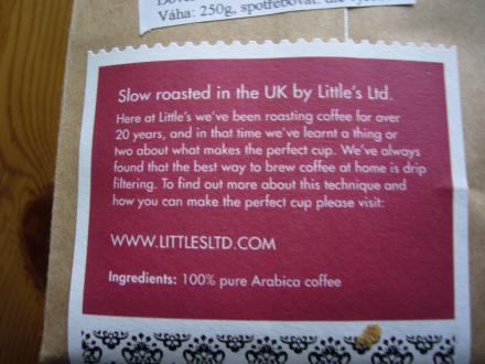 Heritage Colection by Little’s - Costa Rica Tarrazu ground 250g - EN text